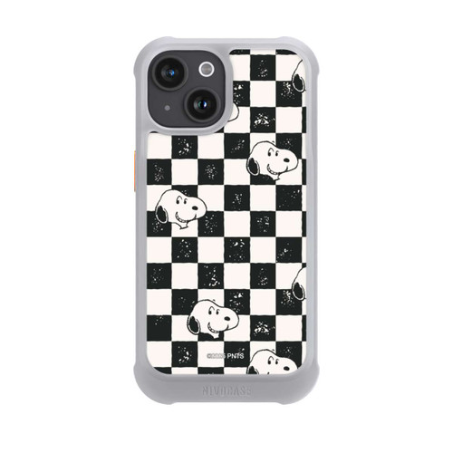 Apple iPhone 15 NIVOmax Snoopy Heads Checked Pattern