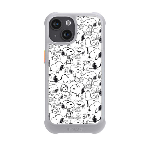 Apple iPhone 15 NIVOmax Classic Snoopy Pattern White