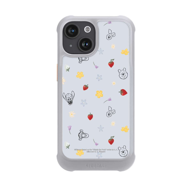 iPhone 15 NIVOmax Winnie l'Ourson et ses Amis Fraise Bleu