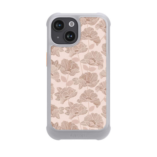 Apple iPhone 15 NIVOmax Brown Floral Block