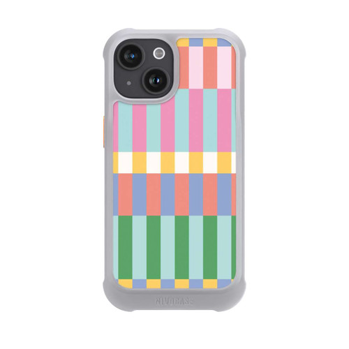 Apple iPhone 15 NIVOmax Checked Theme Pastel