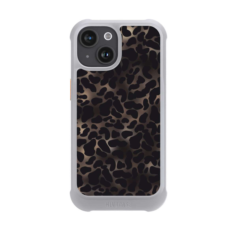 iPhone 15 NIVOmax Leo-Muster dunkel