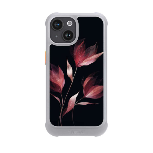 Apple iPhone 15 NIVOmax Burgunderrote Blume Negativ