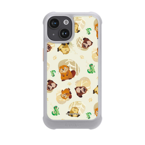 Apple iPhone 15 NIVOmax Hoppers Muster Gelb