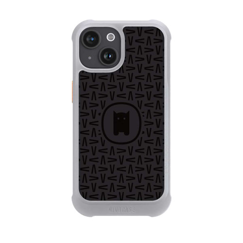 Apple iPhone 15 NIVOmax Nivocase Muster Schwarz Grau