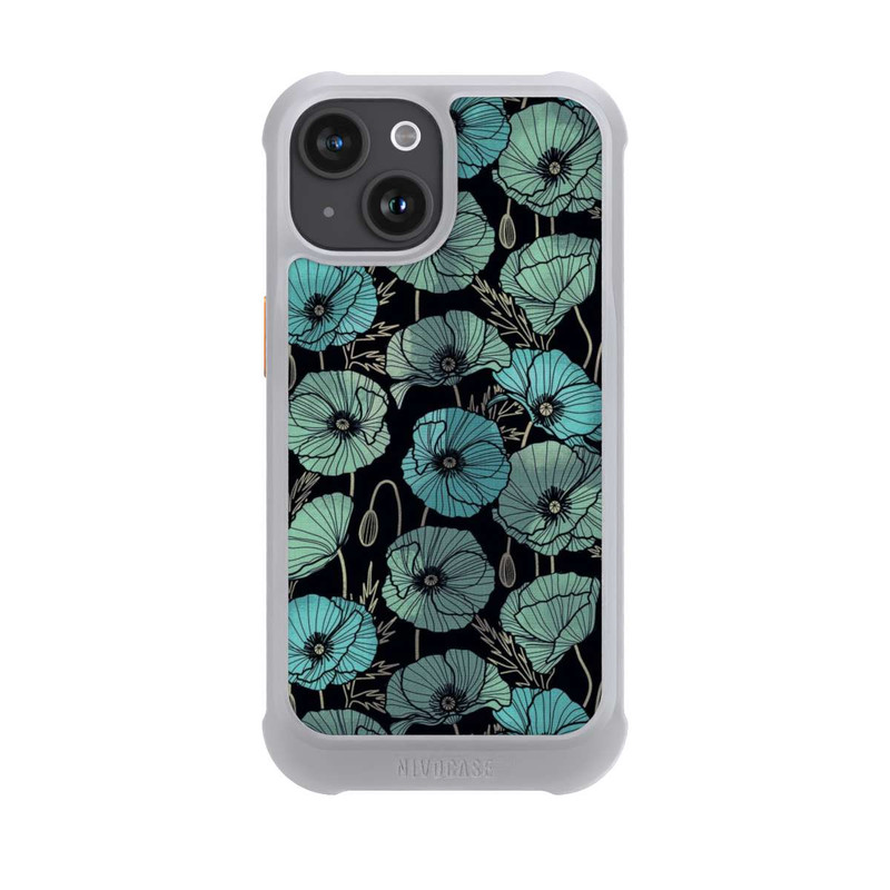 iPhone 15 NIVOmax Sommermohn Grün