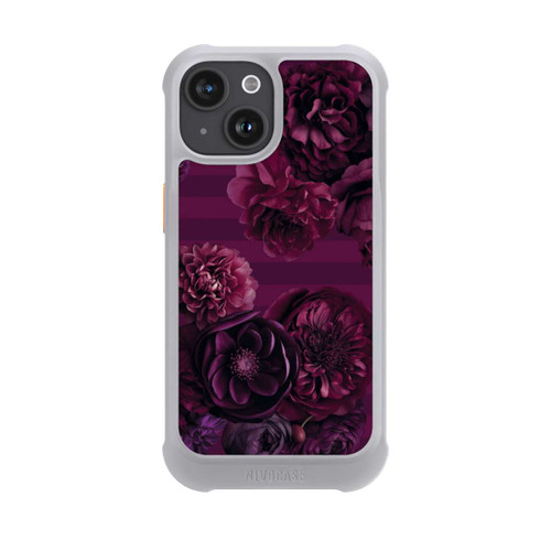 Apple iPhone 15 NIVOmax Majestic Baroque Blossom Dream Burgundy Pink mit KI