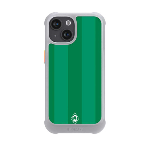 Apple iPhone 15 NIVOmax Werder Bremen Grün gestreift