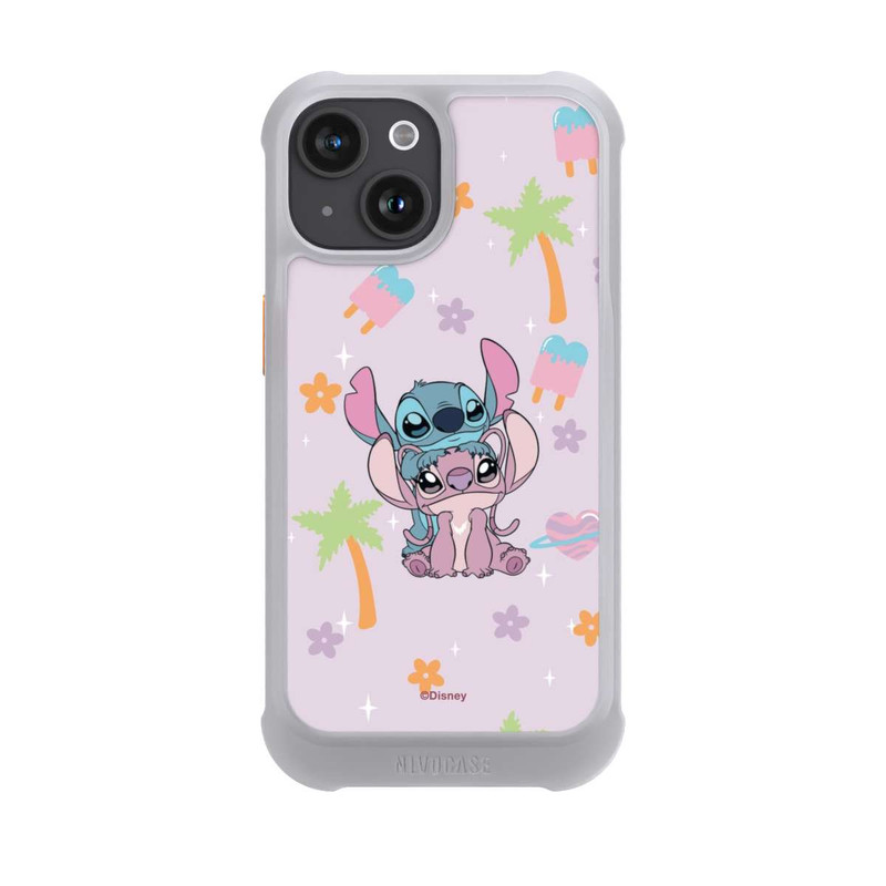 iPhone 15 NIVOmax Stitch and Angel Cute Couple