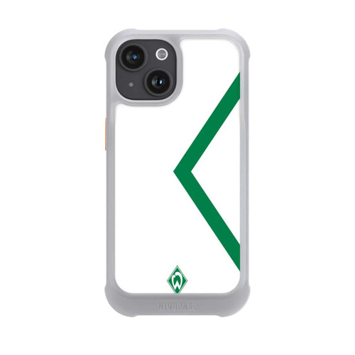 Apple iPhone 15 NIVOmax Werder Bremen Rautenelement Grün