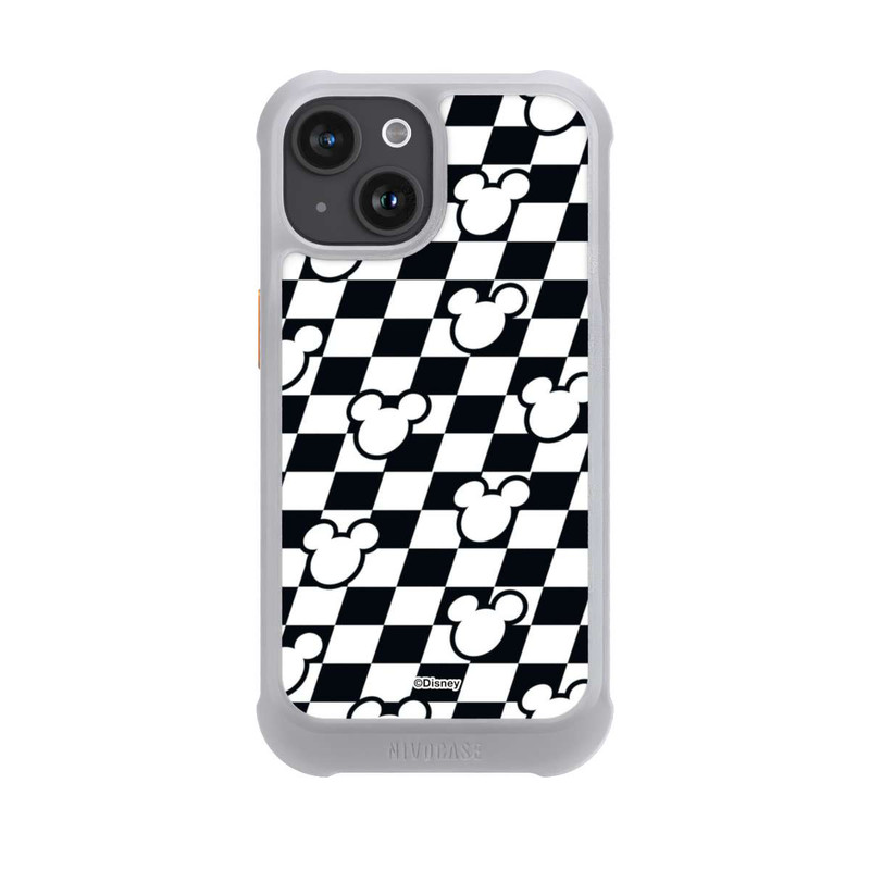 iPhone 15 NIVOmax Happy Racing Pattern Mickey Mouse Motorsport