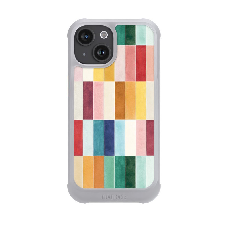iPhone 15 NIVOmax Modern Craft Geometric Rectangular Tiles