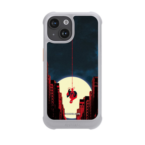 Apple iPhone 15 NIVOmax Spider-Man Marvel between Skyscrapers