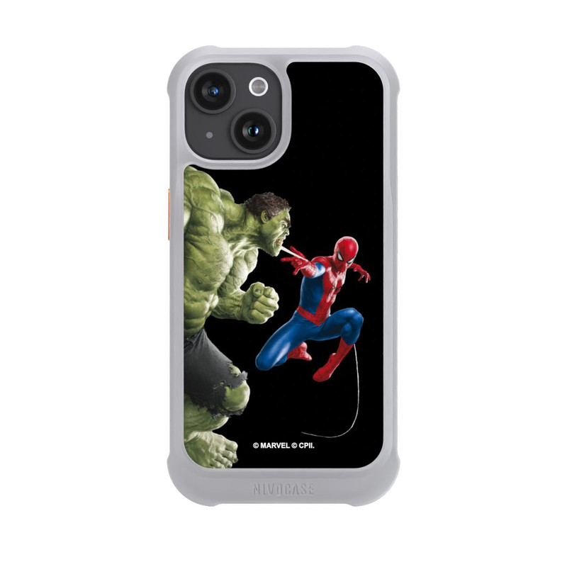 iPhone 15 NIVOmax Spider-Man und Hulk