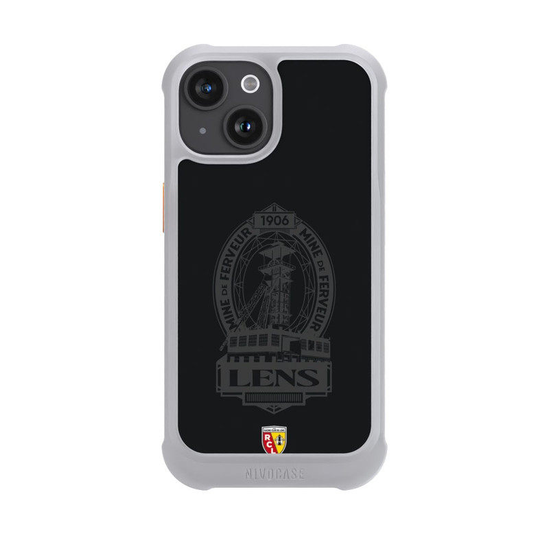 iPhone 15 NIVOmax RC Lens Mine de Ferveur Emblem schwarz
