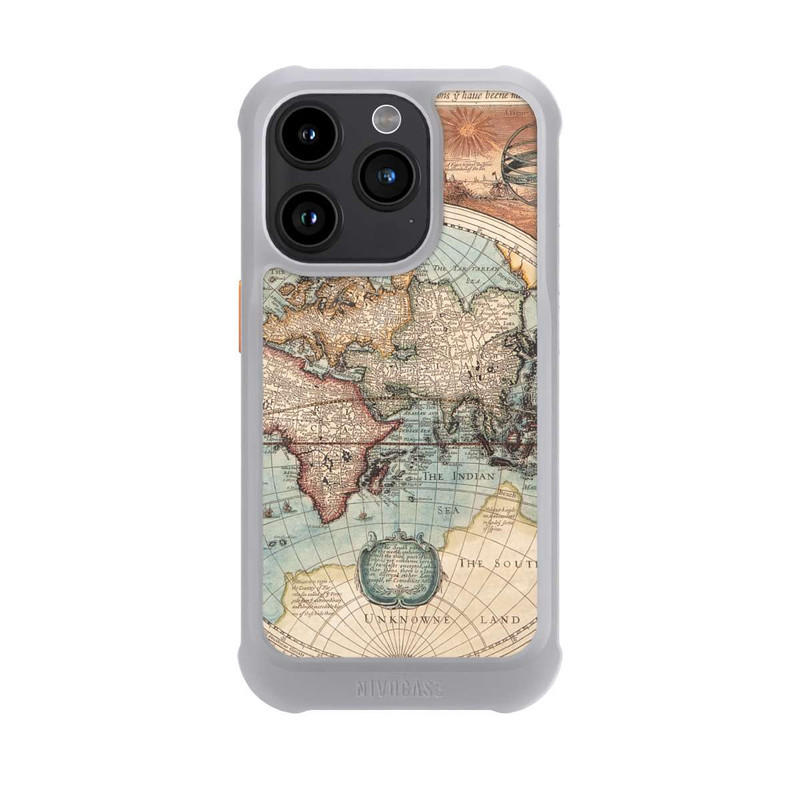 iPhone 15 Pro NIVOmax Vintage Worldmap