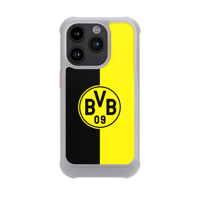 iPhone 15 Pro NIVOmax BVB Schwarz / Gelb