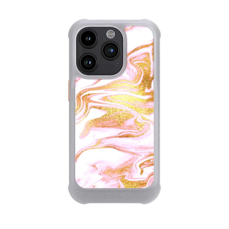 iPhone 15 Pro NIVOmax Gold Fluss Look