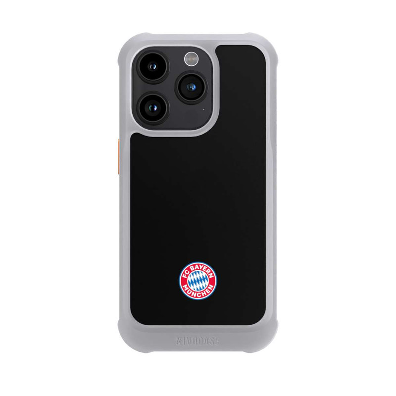 iPhone 15 Pro NIVOmax Classic FCB Logo - colorful on black