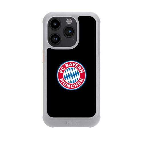 Apple iPhone 15 Pro NIVOmax FCB Logo auf Schwarz