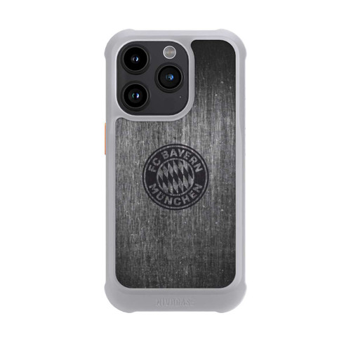 Apple iPhone 15 Pro NIVOmax Metalllook FCB Logo einfarbig