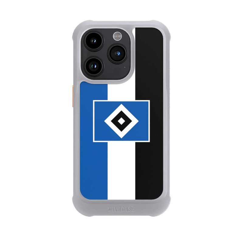 iPhone 15 Pro NIVOmax HSV rayures - bleu-blanc-noir