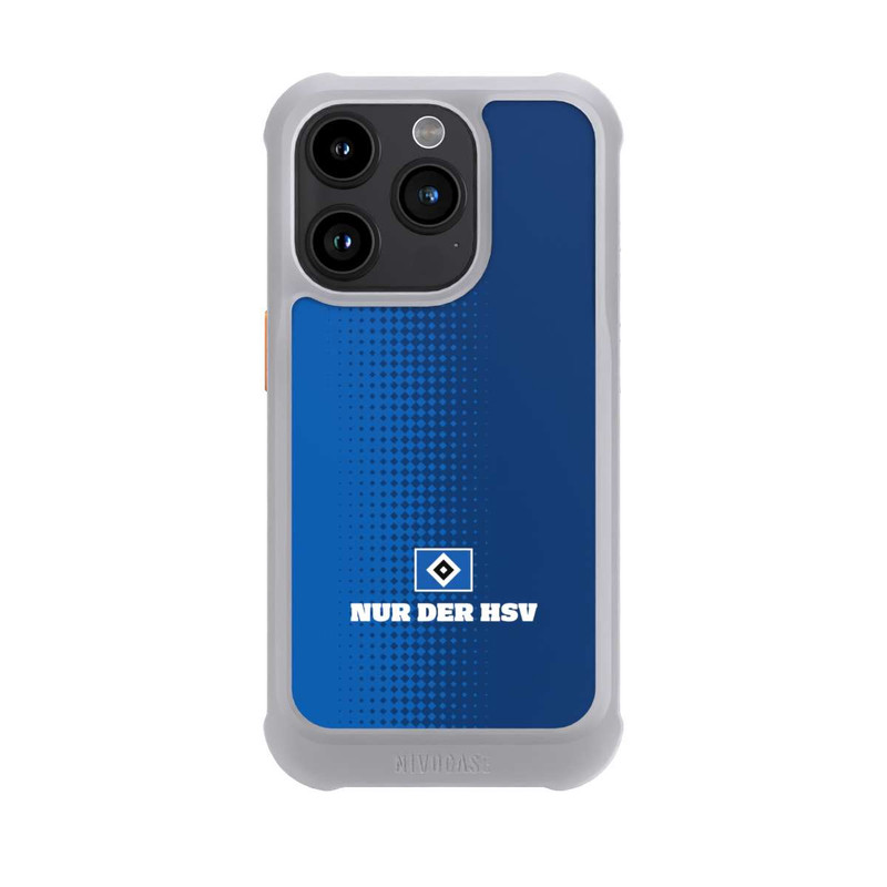 iPhone 15 Pro NIVOmax Nur der HSV - Trame de losange bleue
