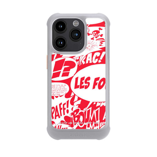 Apple iPhone 15 Pro NIVOmax Sprechblasen Asterix Rot