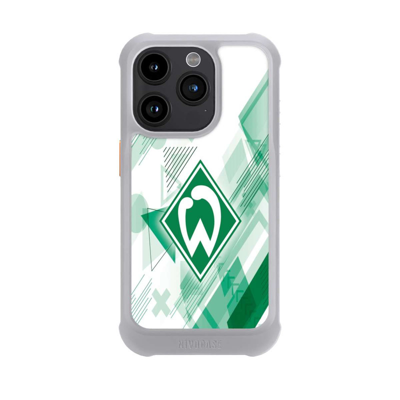 iPhone 15 Pro NIVOmax Weiße Grafikelemente - Werder Bremen