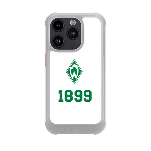 Apple iPhone 15 Pro NIVOmax 1899 Grün-Weiß Lebenslang Weiss - Werder Bremen