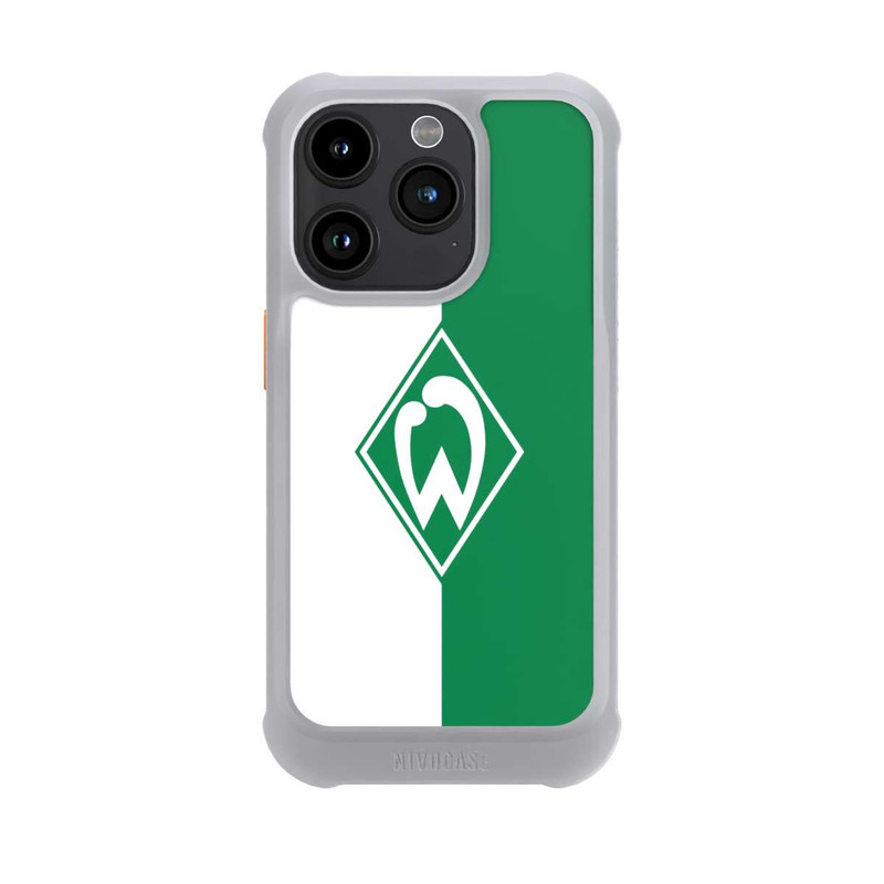 iPhone 15 Pro NIVOmax Weiß-Grün - Werder Bremen