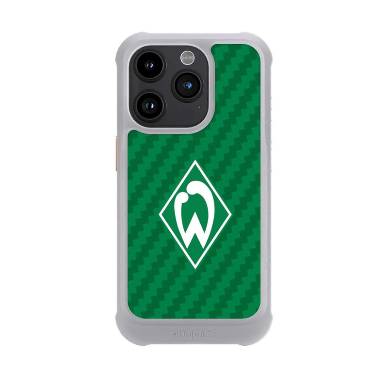 iPhone 15 Pro NIVOmax Carbonlook - Werder Bremen