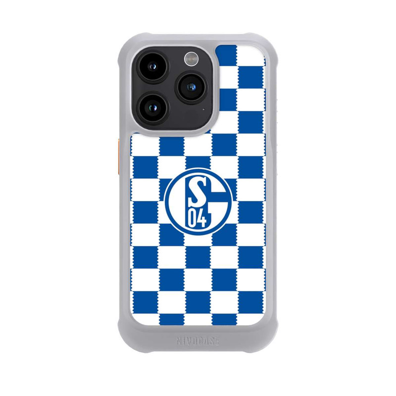 iPhone 15 Pro NIVOmax Muster Schalke 04