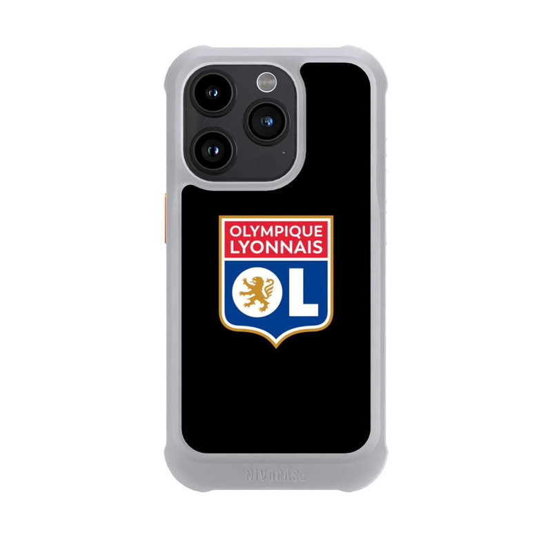 iPhone 15 Pro NIVOmax Olympique Lyonnais Schwarz