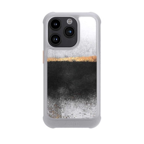 Apple iPhone 15 Pro NIVOmax Ruß und Golddruck