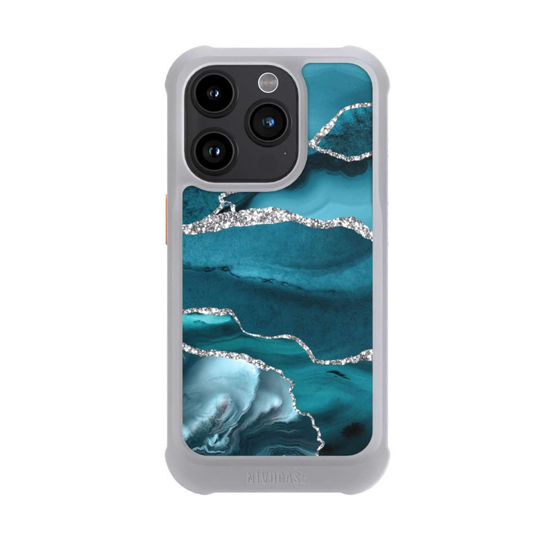 iPhone 15 Pro NIVOmax Gletscher Eis Marmor