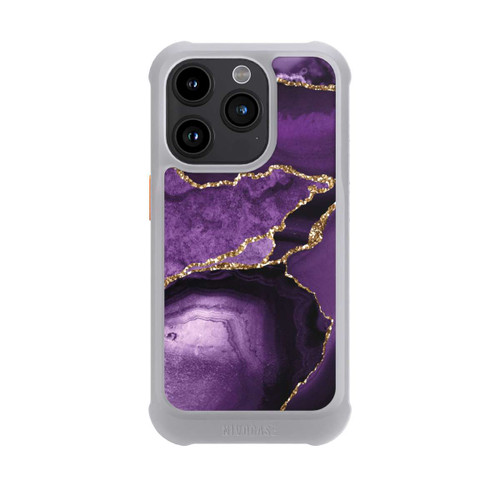 Apple iPhone 15 Pro NIVOmax Lila Marmor Landschaft