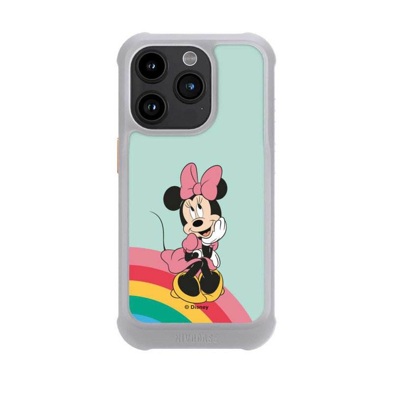 iPhone 15 Pro NIVOmax Minnie Regenbogen Portrait