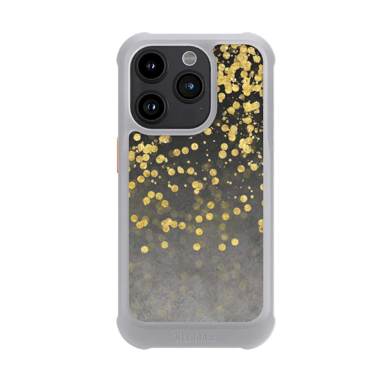 iPhone 15 Pro NIVOmax glänzender Goldregen