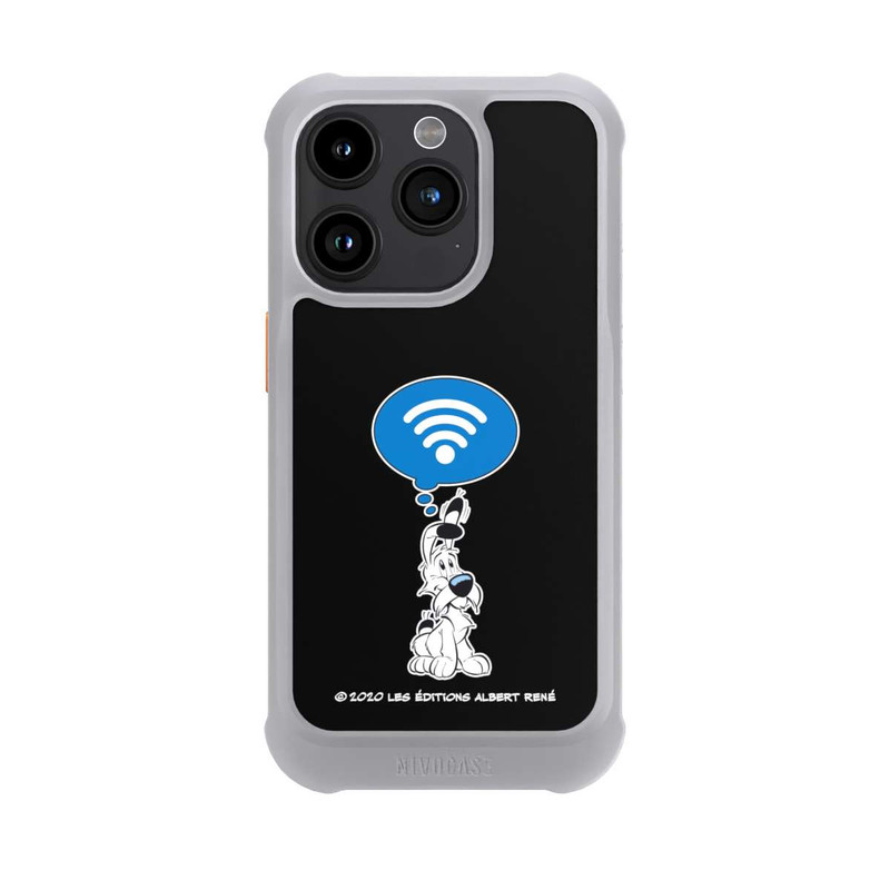 iPhone 15 Pro NIVOmax Idefix W-LAN - Schwarz Hintergrund