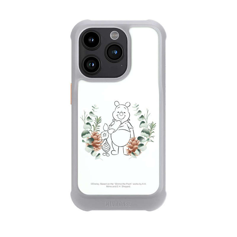 iPhone 15 Pro NIVOmax Grüne Liebe Puuh und Ferkel