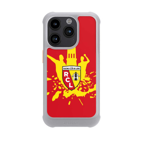 Apple iPhone 15 Pro NIVOmax RC Lens Turm Gelb auf Rot