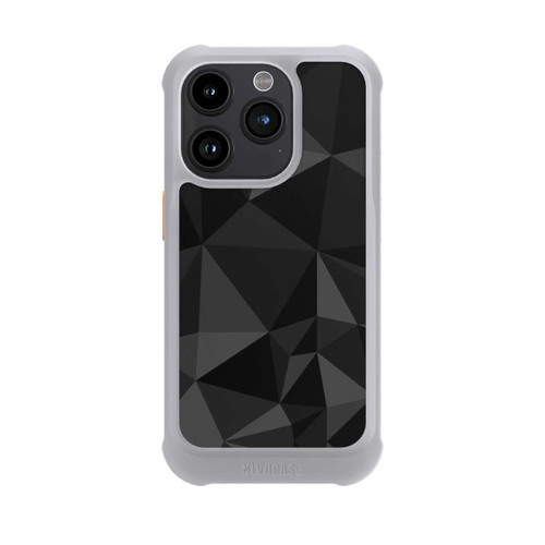 Apple iPhone 15 Pro NIVOmax Polygon Pattern Black