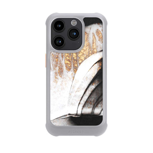 Apple iPhone 15 Pro NIVOmax Schwarze und goldene Adern