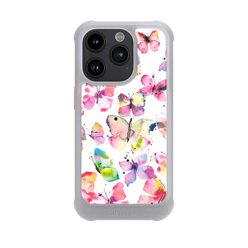Apple iPhone 15 Pro NIVOmax Watercolor Spring Butterflies
