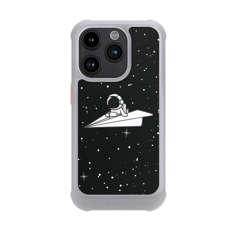 iPhone 15 Pro NIVOmax Astronaut Paper Plane Comic