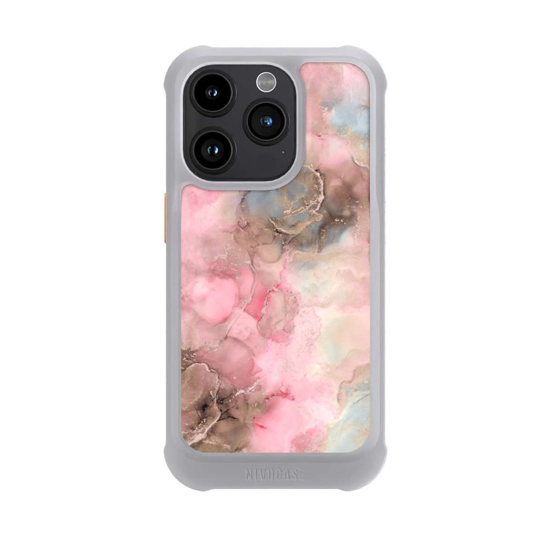 iPhone 15 Pro NIVOmax Encre Rose Sarcelle