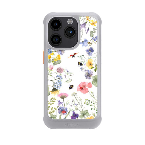 Apple iPhone 15 Pro NIVOmax Colourful Spring Flowers and Bees