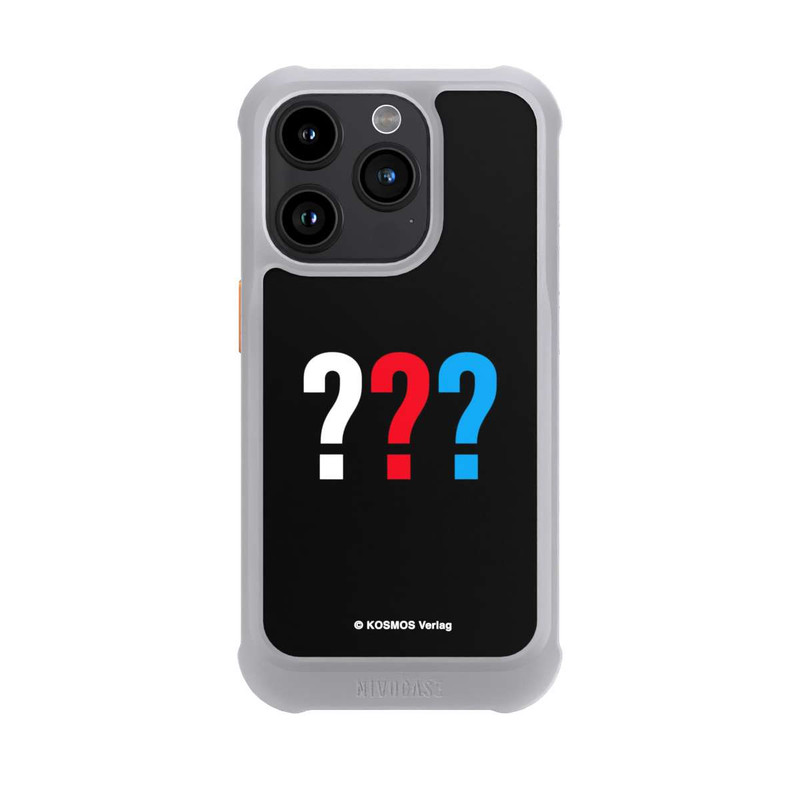 iPhone 15 Pro NIVOmax Drei Fragezeichen Logo