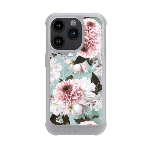 Apple iPhone 15 Pro NIVOmax Flower Wallpaper Baroque Blue
